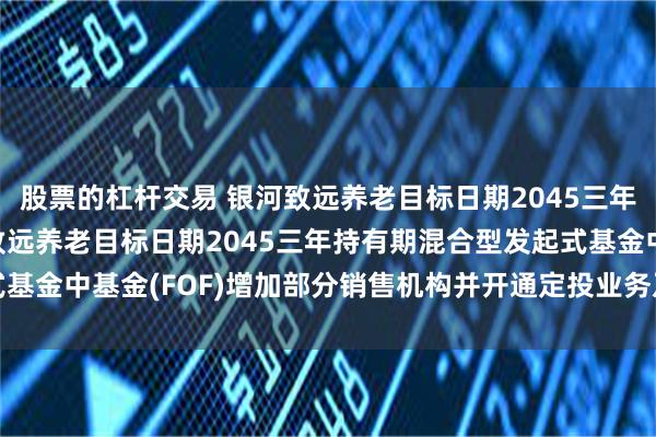股票的杠杆交易 银河致远养老目标日期2045三年持有FOF: 关于银河致远养老目标日期2045三年持有期混合型发起式基金中基金(FOF)增加部分销售机构并开通定投业务及参加费率优惠的公告